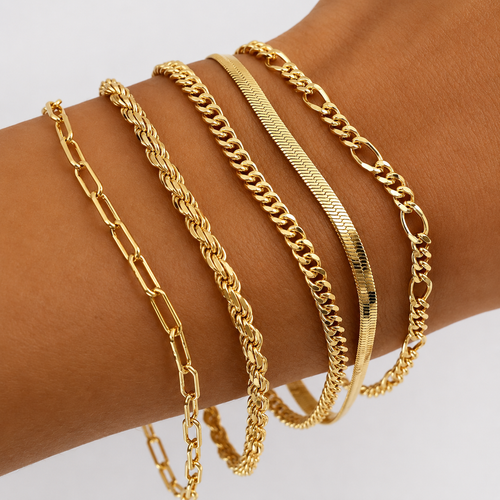 Gold Set Bracelets