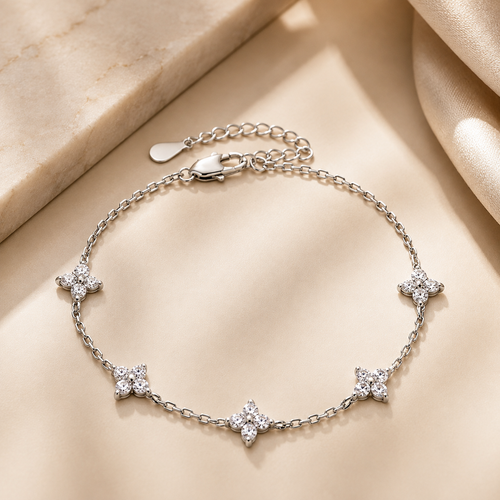 Laf Flower Crystal Bracelet