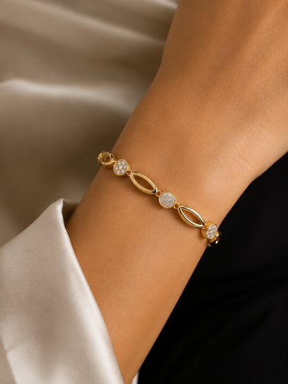 Valora Elegant Bracelet with gold