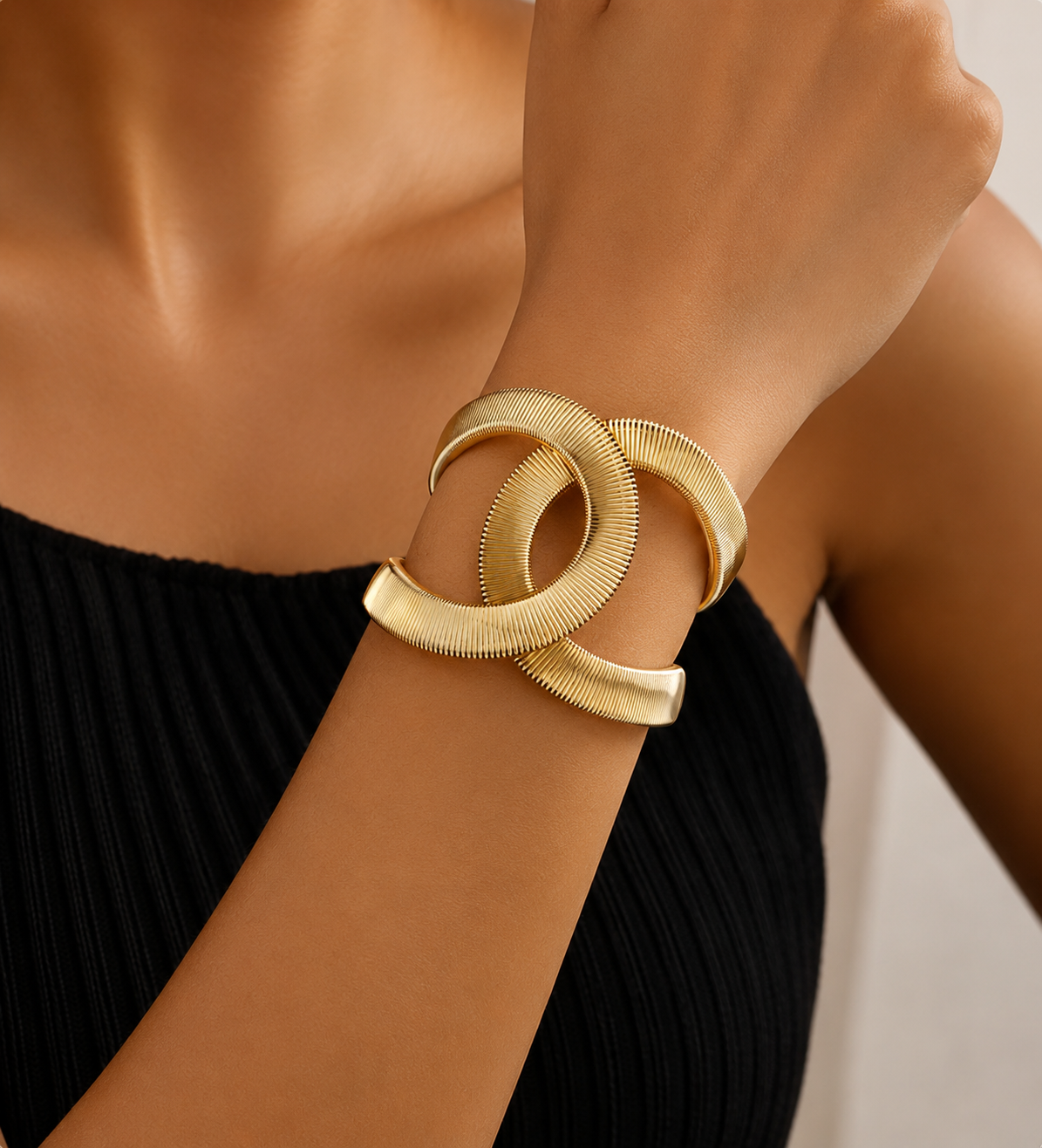 Double C - Gold Bracelet