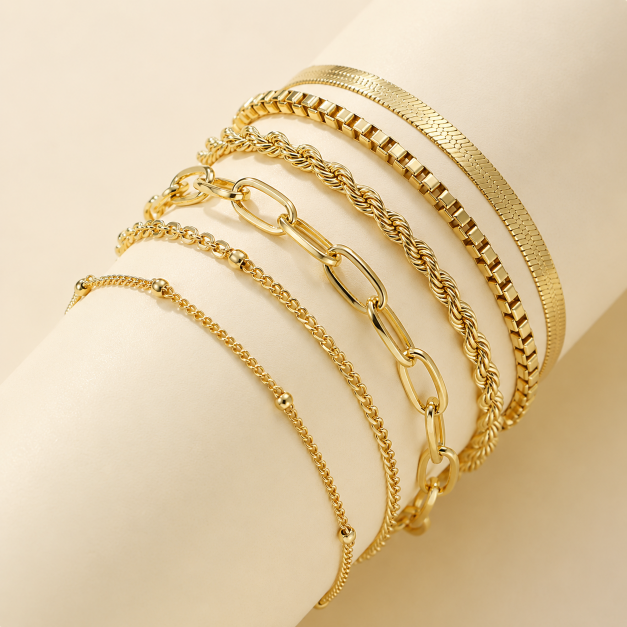 Gold Set Bracelets