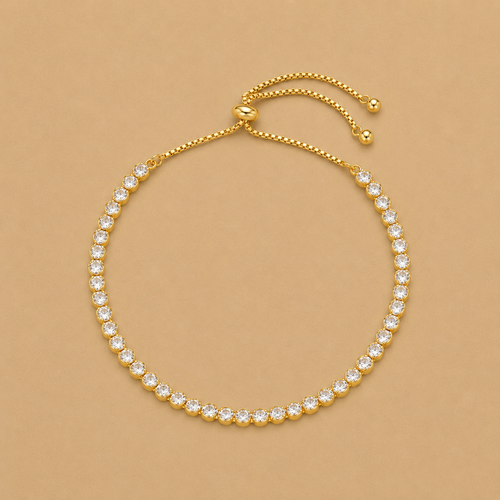 Crystal Tennis Slider Bracelet