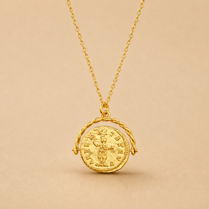 Coin Spinner Necklace