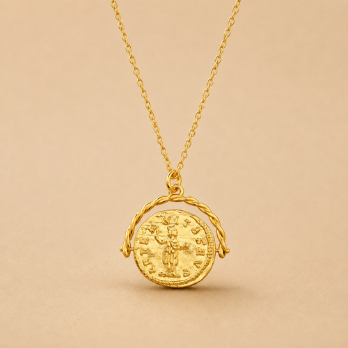 Coin Spinner Necklace