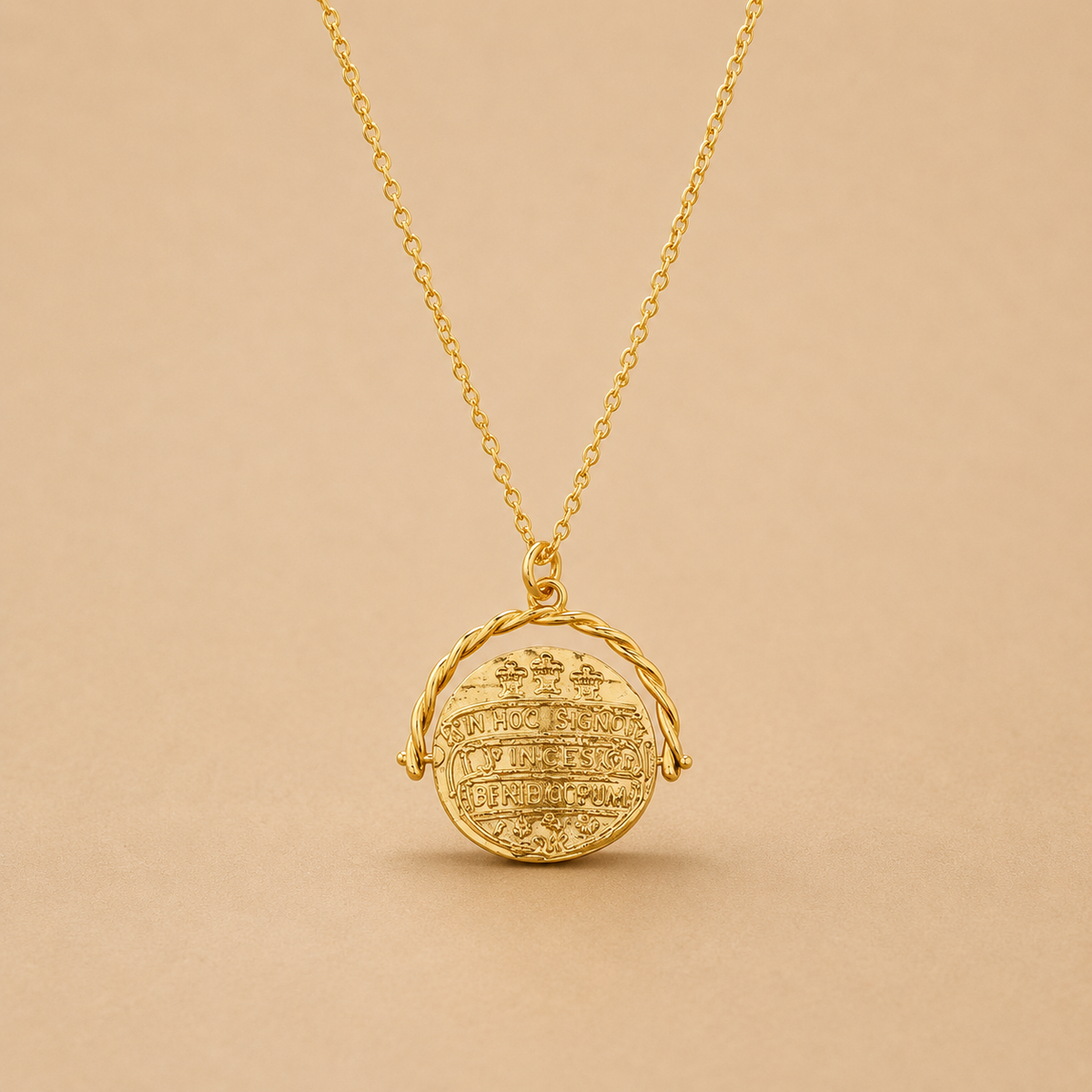 Coin Spinner Necklace