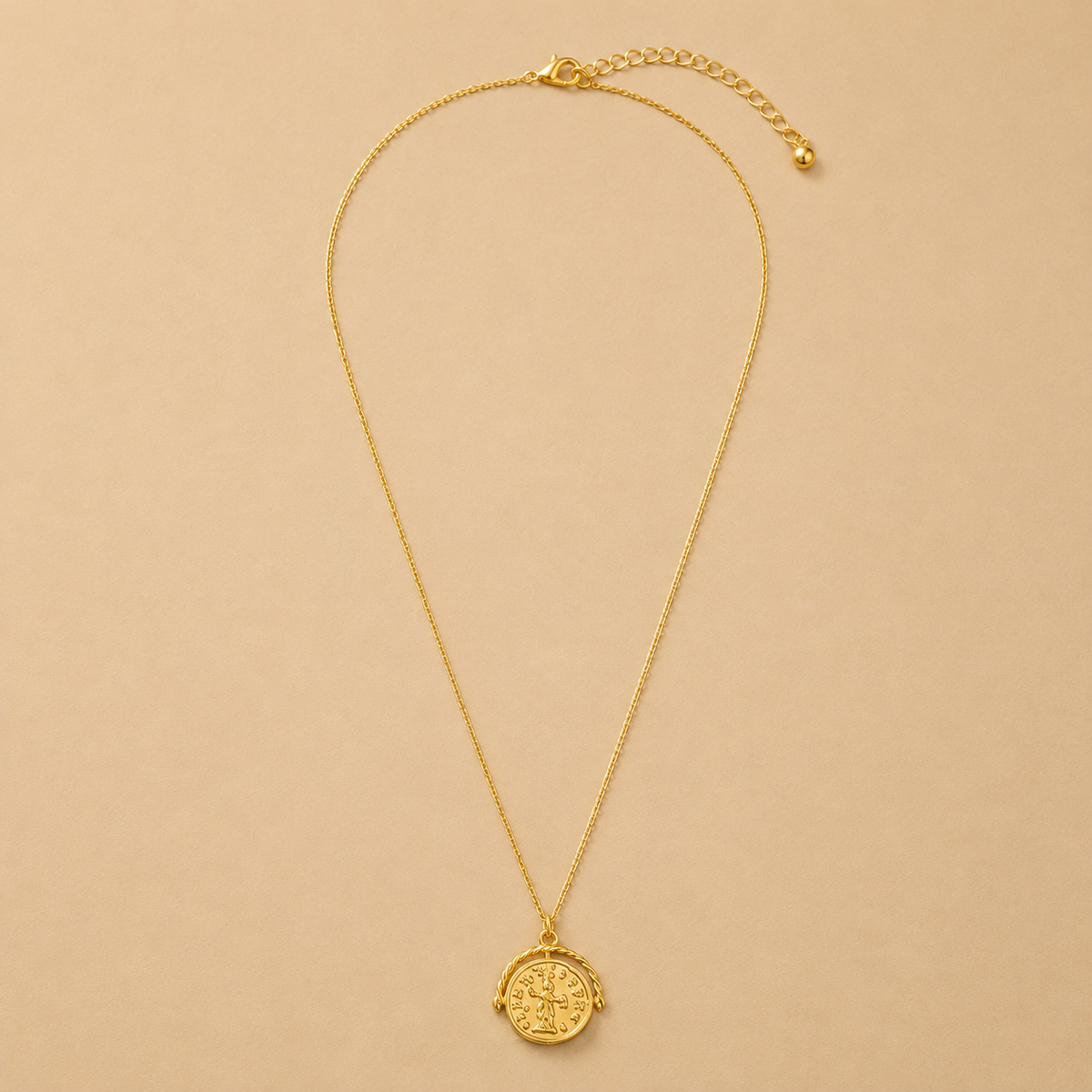 Coin Spinner Necklace