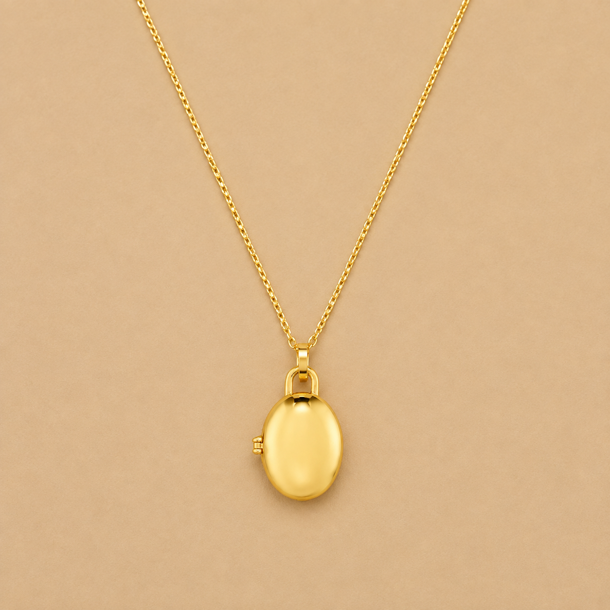 LUXE Oval Locket Necklace
